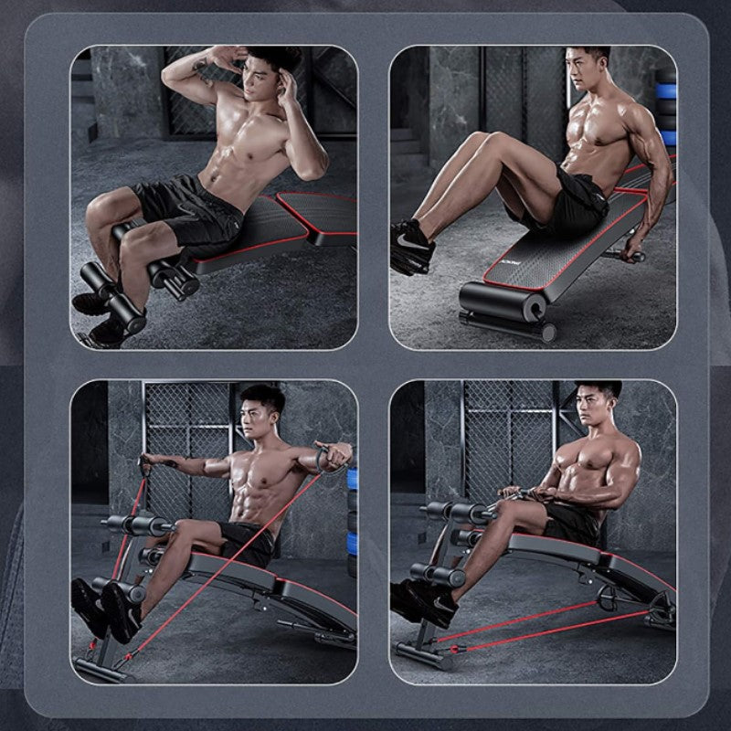 Folding Incline Decline Workout Bench/Exercise Fitness Bench for Weight Press Fitness Training Sit-Ups/Adjustable Weight Bench