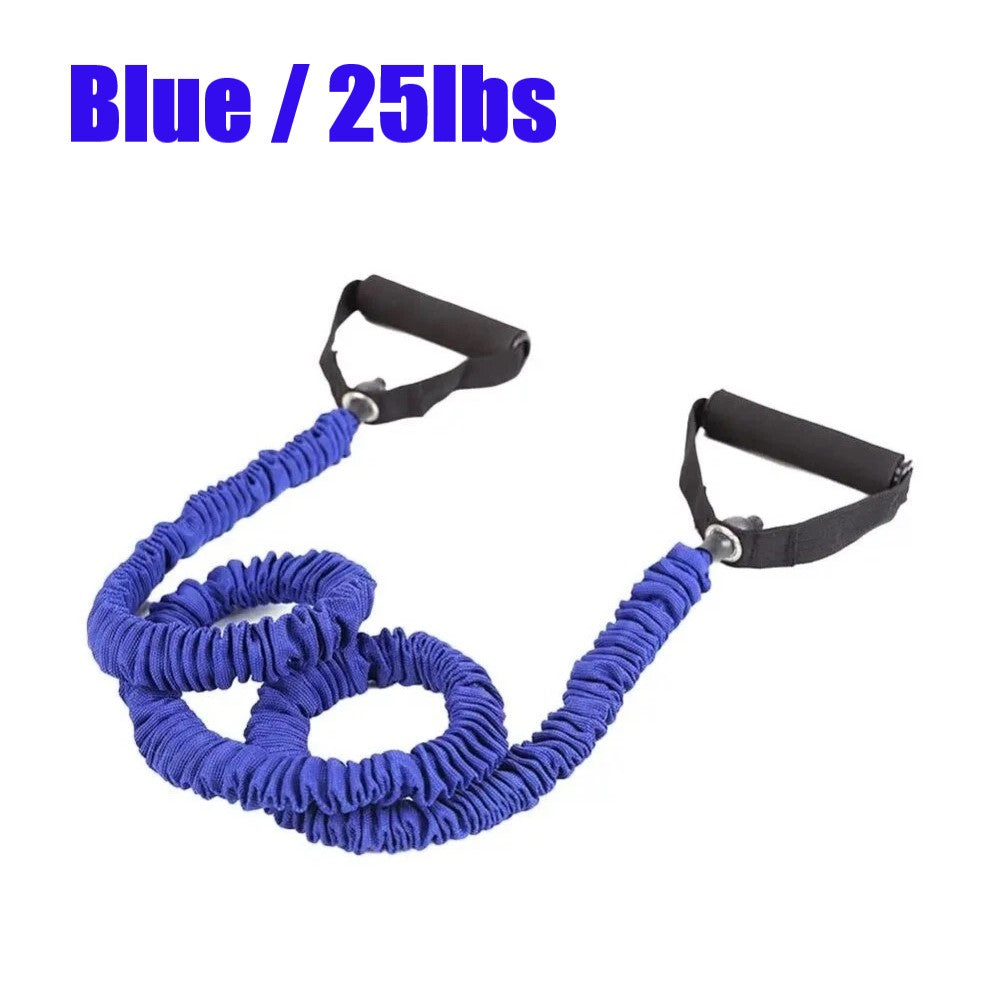 Resistance Band with Handles Yoga Pull Rope Elastic Fitness Exercise Tube Band