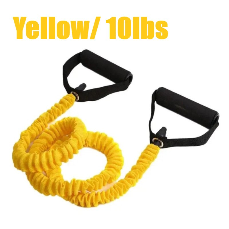 Resistance Band with Handles Yoga Pull Rope Elastic Fitness Exercise Tube Band