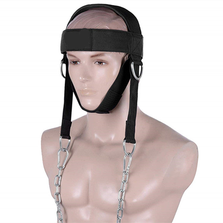 Neck Trainer Head Harness, Adjustable Head Strap for Neck Strengthening and Resistance Training, Improving Muscle Strength