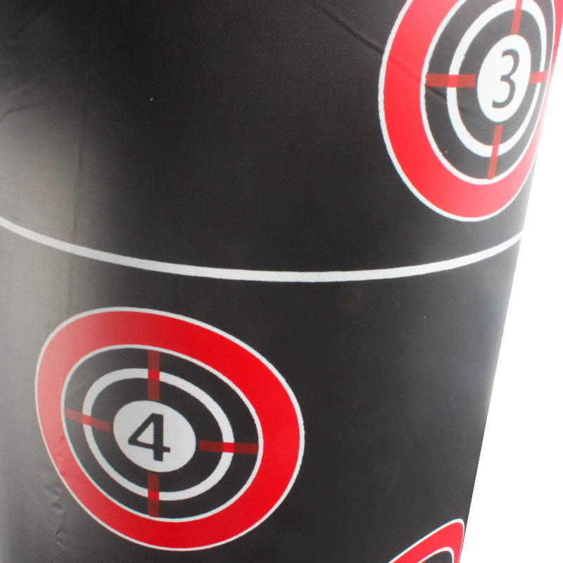 Boxing Punch Bag Freestanding Punching Bag, Inflatable Heavy Punching Bag Target Stand Punching Kick Training Bag with Air Inflator Pedal Pump for Kid Adult