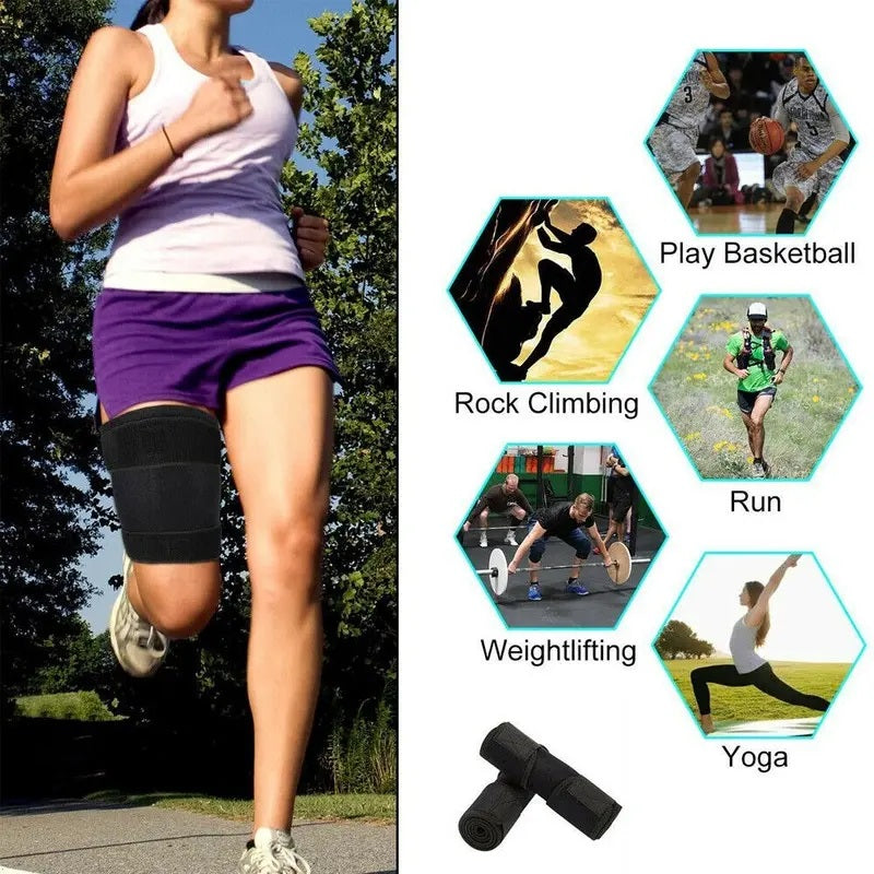1Pair Thigh Trimmer Belt/ Thigh Support /Sleeve Support /Quad Hamstring Wrap/Compression Thigh Sleeve Hamstring Support Brace Sport Belt Upper Leg Pain