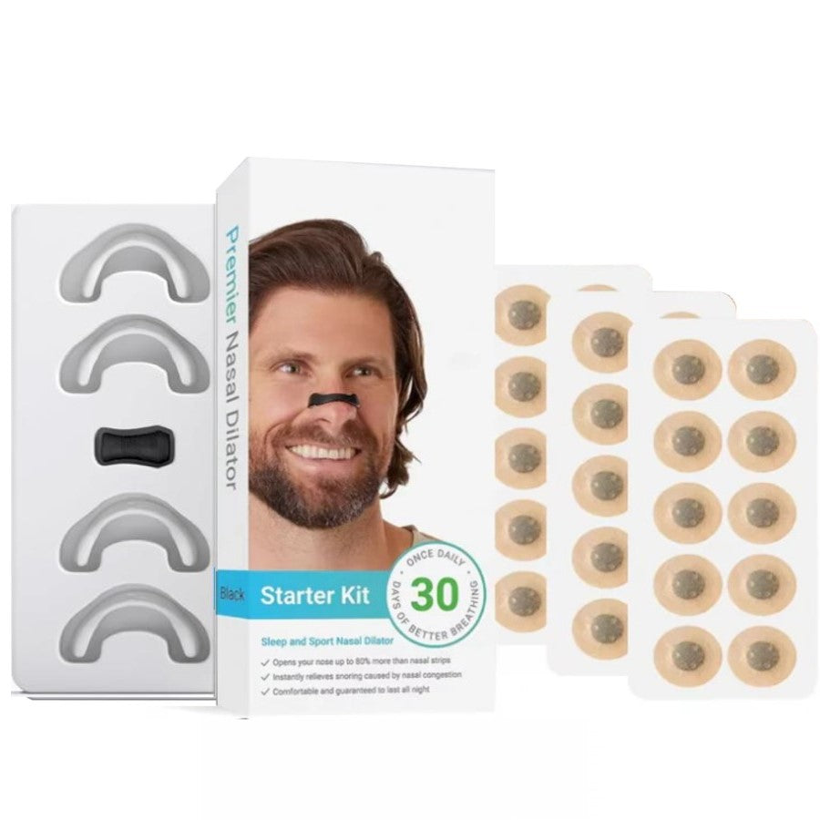 Magnetic Nasal Breathing Dilators Kits Sport Nasal Dilator Boost Oxygen Intake, Reduce Snoring, Breathing Refill Nose Clip