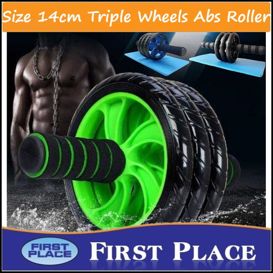 14cm triple wheels/anti-slip abdominal wheel /Abs wheel