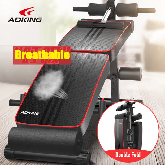 Folding Incline Decline Workout Bench/Exercise Fitness Bench for Weight Press Fitness Training Sit-Ups/Adjustable Weight Bench