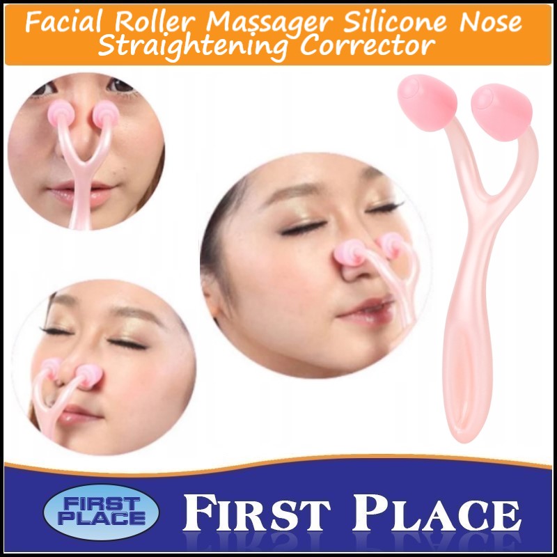 Facial Roller Massager Silicone Nose Straightening Corrector Anti-Aging Skin Tightening Face Lift Beauty Tool