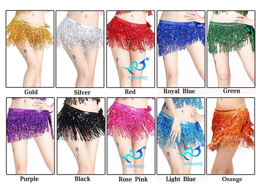 Tassel Hip Scarf/ Belly Dance Tassel Hip Scarf