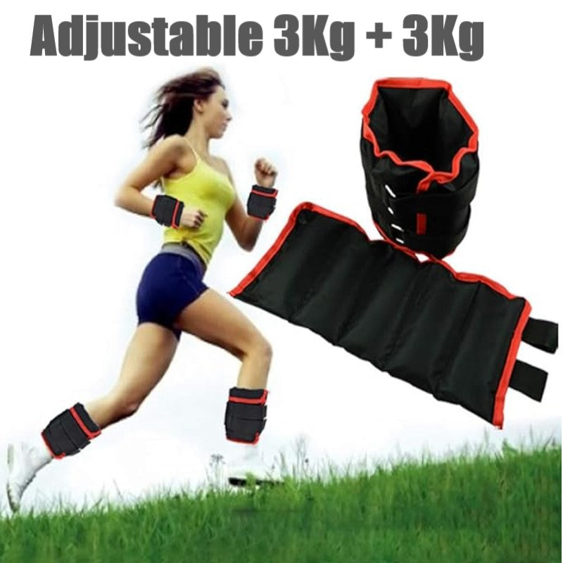 3Kg+3Kg Adjustable Ankle Weight