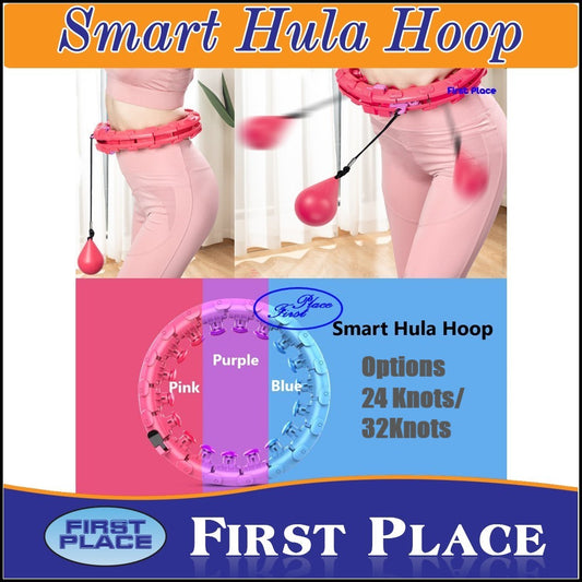 Adjustable/Detachable 24/30/32 Knots Hula Smart Hoop for Weight Loss Massage Hoop