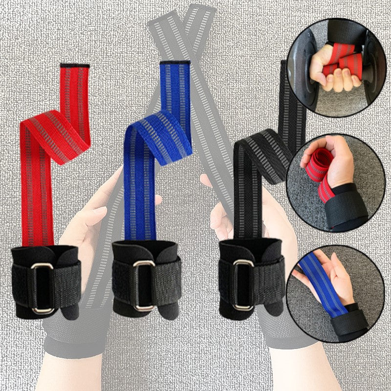 2Pcs Wrist Wraps Non-Slip Wrist Straps Lifting Weight Aids Strength Training Straps