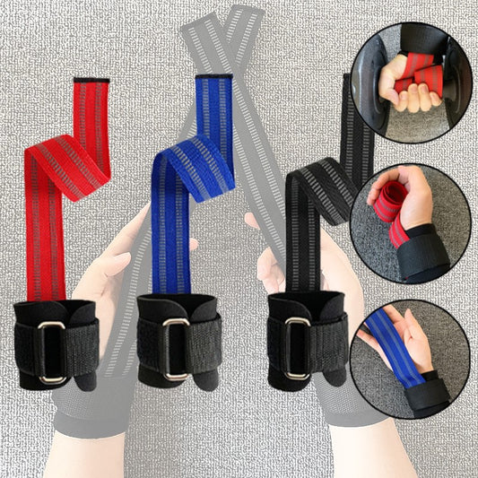 2Pcs Wrist Wraps Non-Slip Wrist Straps Lifting Weight Aids Strength Training Straps