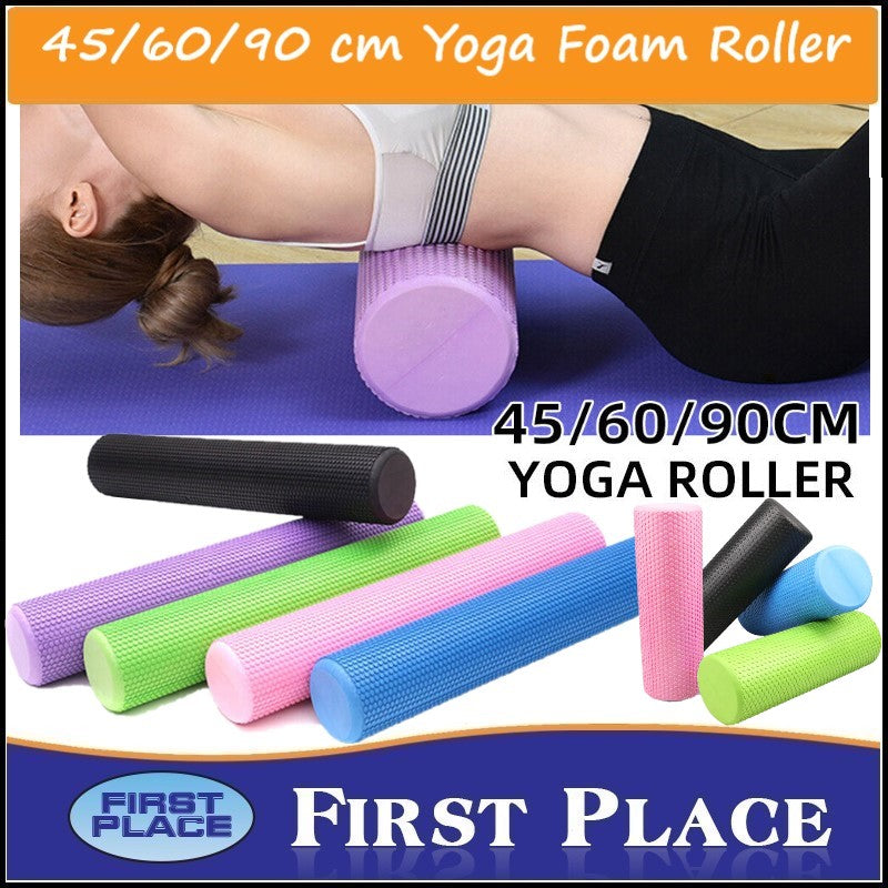 30/45/60/90CM Yoga Foam Roller/ High-density EVA Muscle Roller Self Massage Tool /Solid EVA Yoga column
