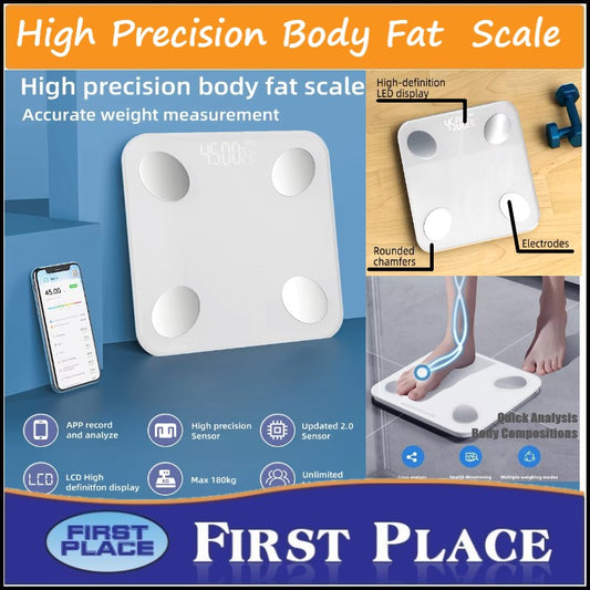 Smart health electronic Body Weight scale that analyzes HDA body index with Bluetooth connection using App