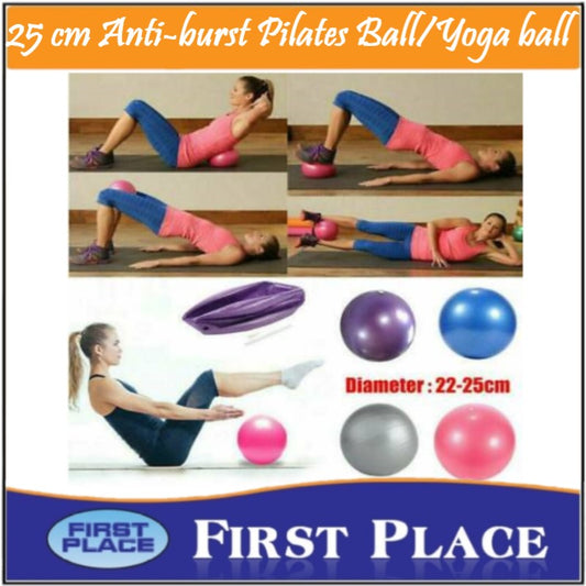 25cm Anti-burst Pilates Ball/Gym Ball/Yoga Ball