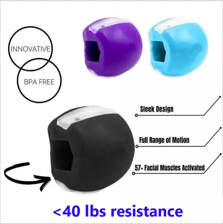40lbs Jaw Line Exerciser Neck Facial Muscle Trainer Toning