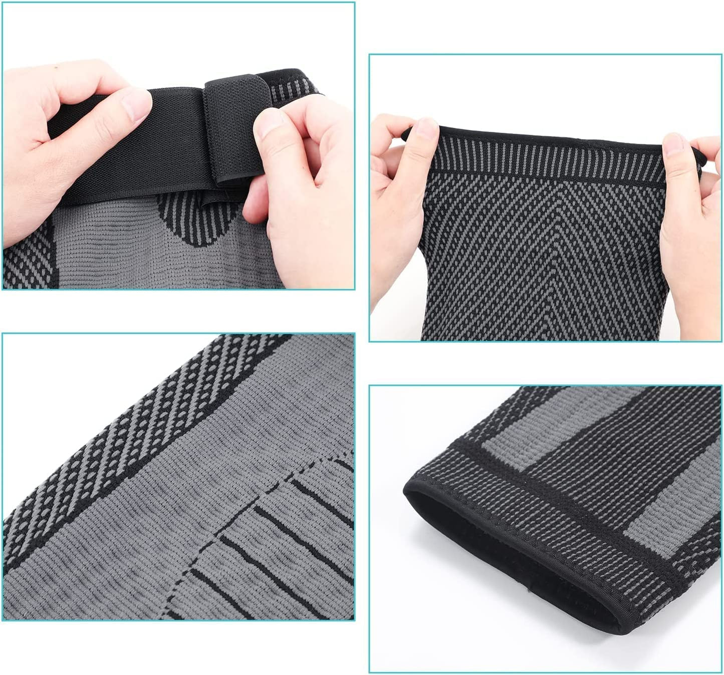 1 pc Full Leg Sleeves Long Compression Leg Sleeve Knee Sleeves with Belt