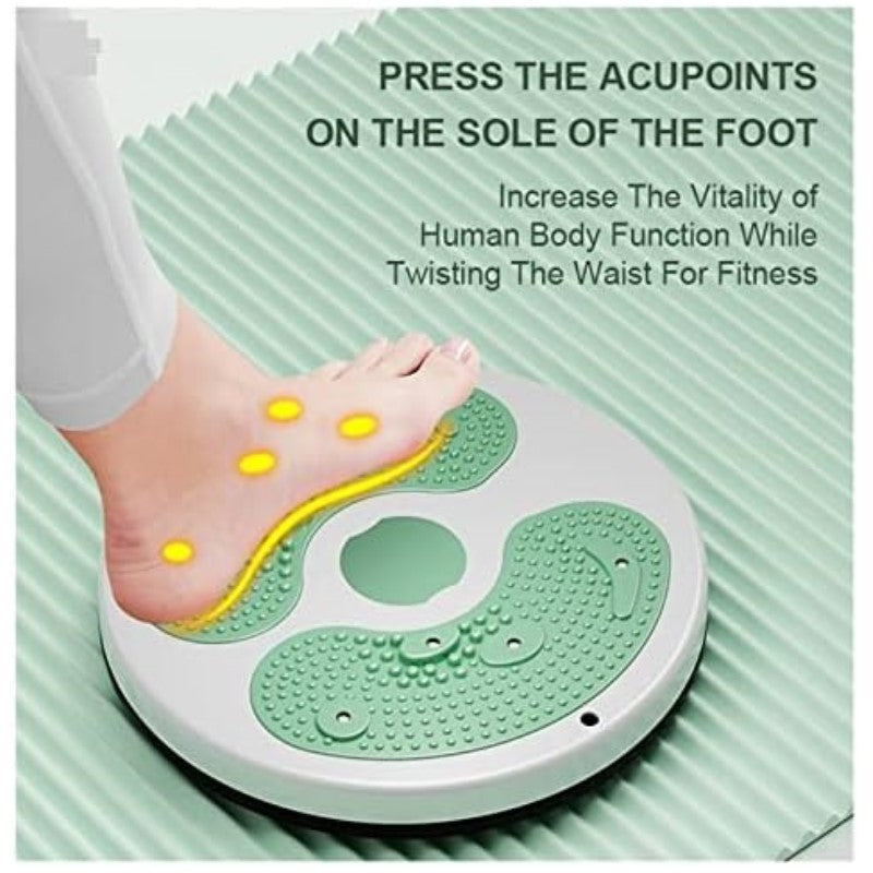 3D Massage Disc For Women's Abdominal Exercise With Magnetic Therapy, Waist-Twisting/Twisting Disk Magnetic Therapy Fitness Equipment Magnet Massage Waist Plate Fitness Equipment