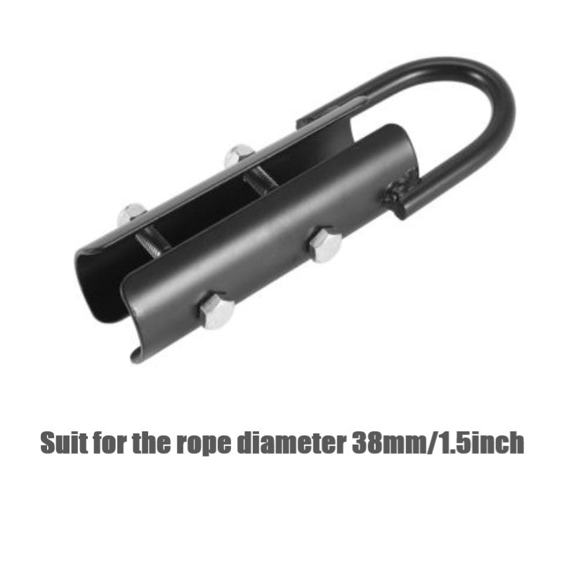 Climbing Rope Clamp Sturdy Rope Clasp for Rope Climb for Fitness Workout Gym