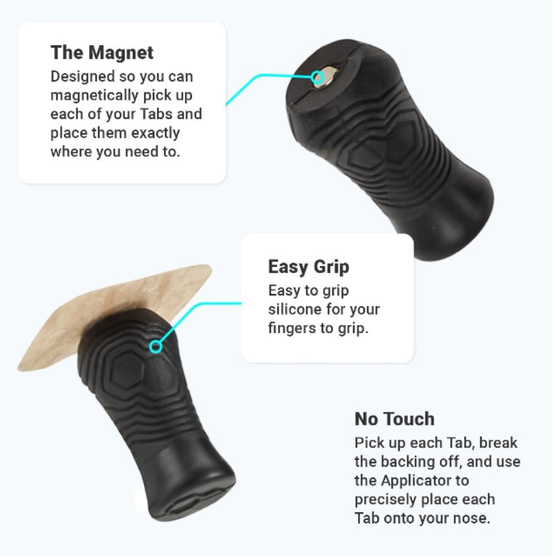 Magnetic Nasal Breathing Dilators Kits Sport Nasal Dilator Boost Oxygen Intake, Reduce Snoring, Breathing Refill Nose Clip