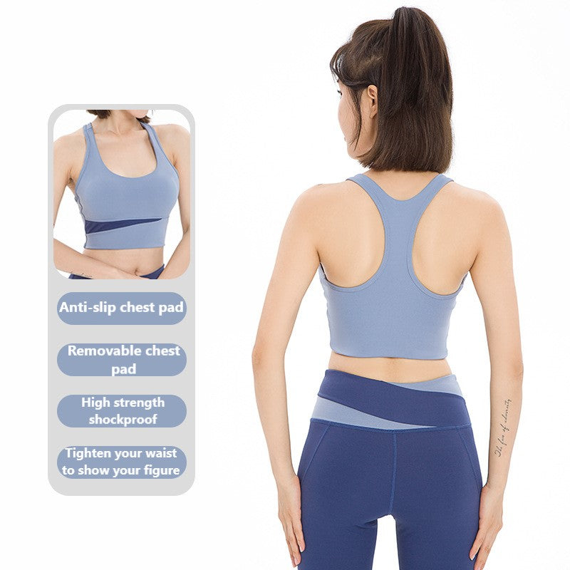 Splicing Design with Two Colors Sportswear (Bra+Pant) for Women/Gym Wear/Sports Bra and short Pant/Short Set