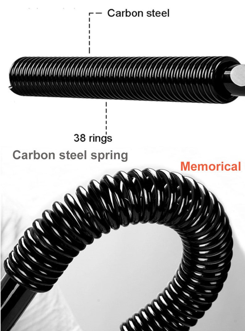 Heavy duty curl spring bar arm and upper body workout chest expander and power twister exercise bar