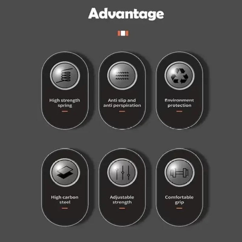 10-100kg Adjustable Hand Grip Strengthener with Counter