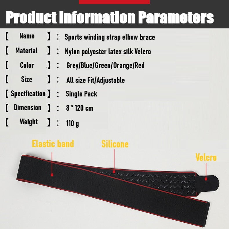 Winding Strap Elbow Brace