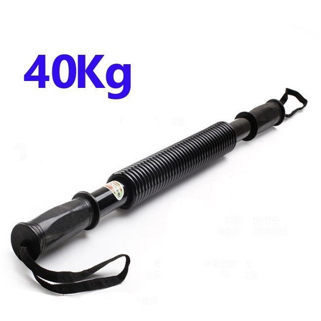 Heavy duty curl spring bar arm and upper body workout chest expander and power twister exercise bar