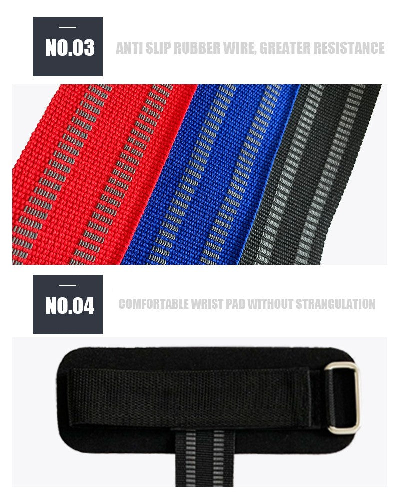 2Pcs Wrist Wraps Non-Slip Wrist Straps Lifting Weight Aids Strength Training Straps