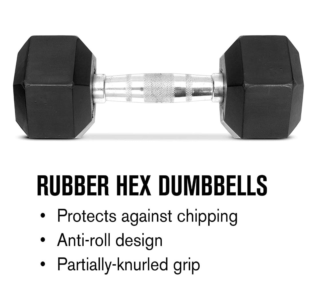 Hex Dumbbell (Sold in Pair) /Dumbbell weights dumb bell set