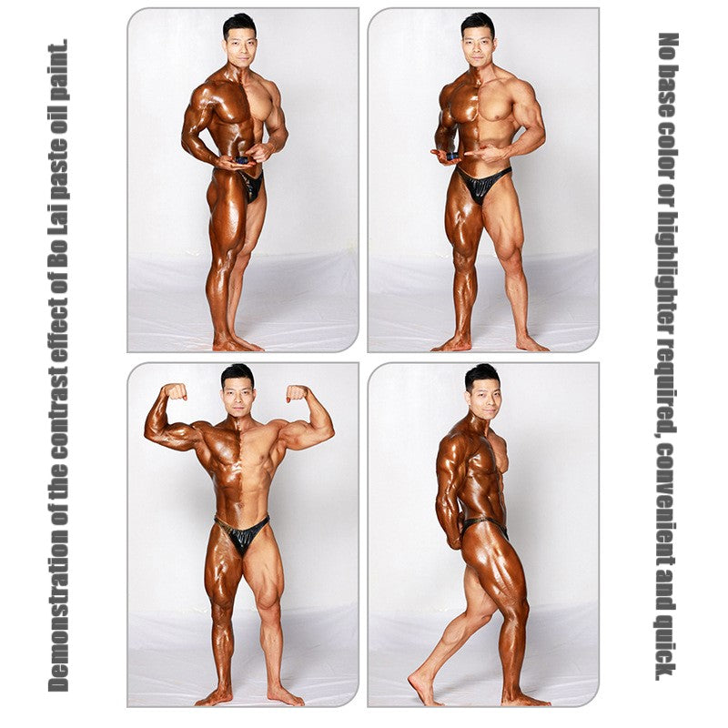 Instant color cream for body building