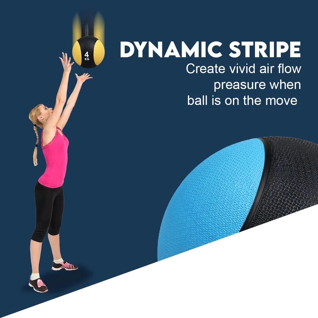 Rubber medicine ball balance ball gravity ball fitness ball solid ball exercise arm strength waist and abdomen rehabilitation training ball
