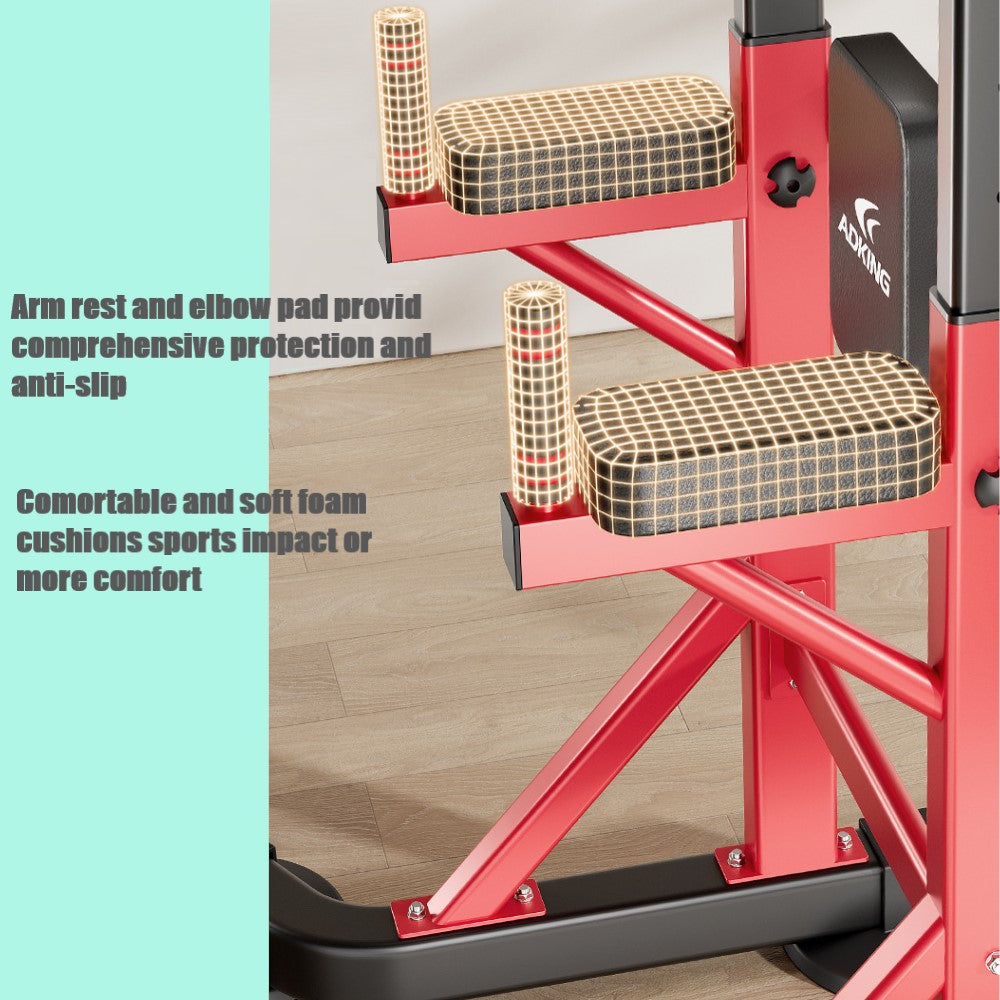 Power Tower Pull Up/Chin Up Bar Adjustable Height Multi-Functional Strength Training Fitness Workout Station