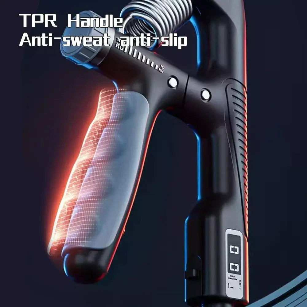 10-100kg Adjustable A Type Hand Gripper with Manual Reset Counter (2 Digits)