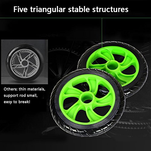14cm double wheels/anti-slip abdominal wheel /Abs wheel