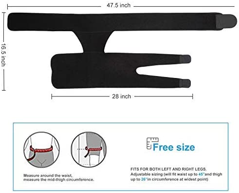 Compression Belt Hip Sprains Thigh Wrap Protection Thigh Support Belt