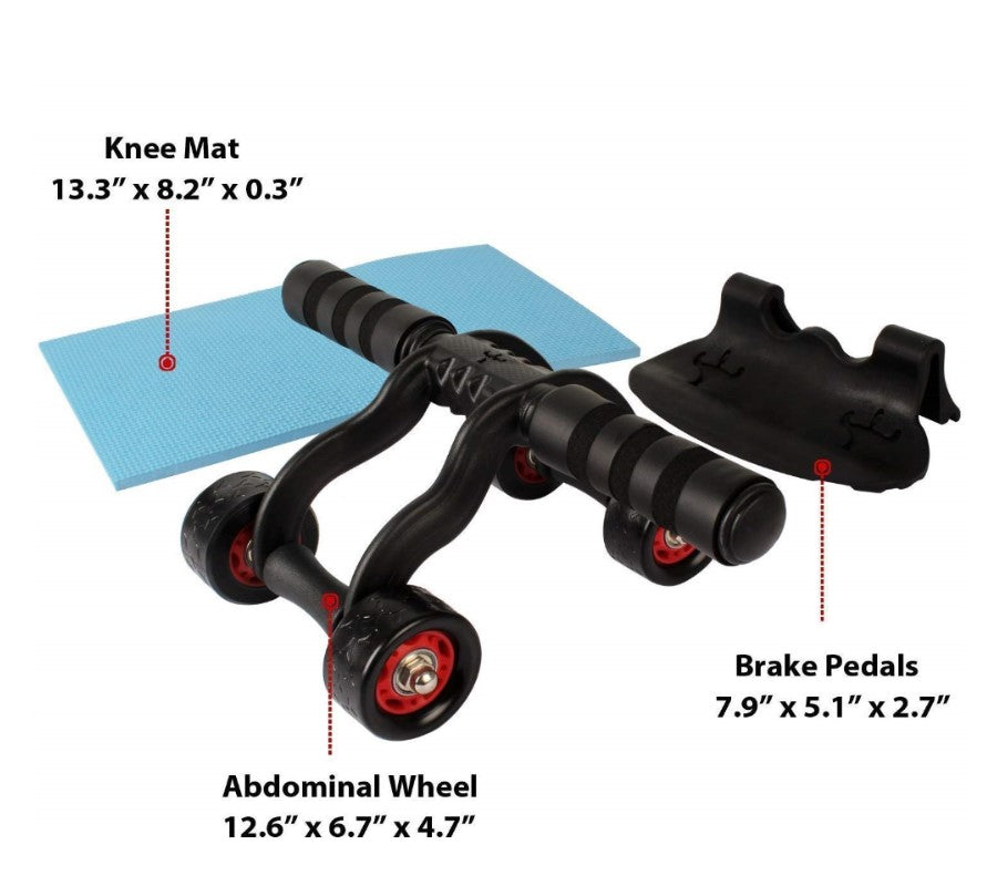 Abs Wheel with 4 Rollers