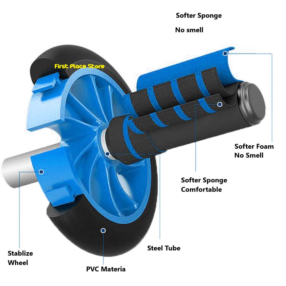 16cm double wheels/ abdominal muscle wheel/ Abs Wheel