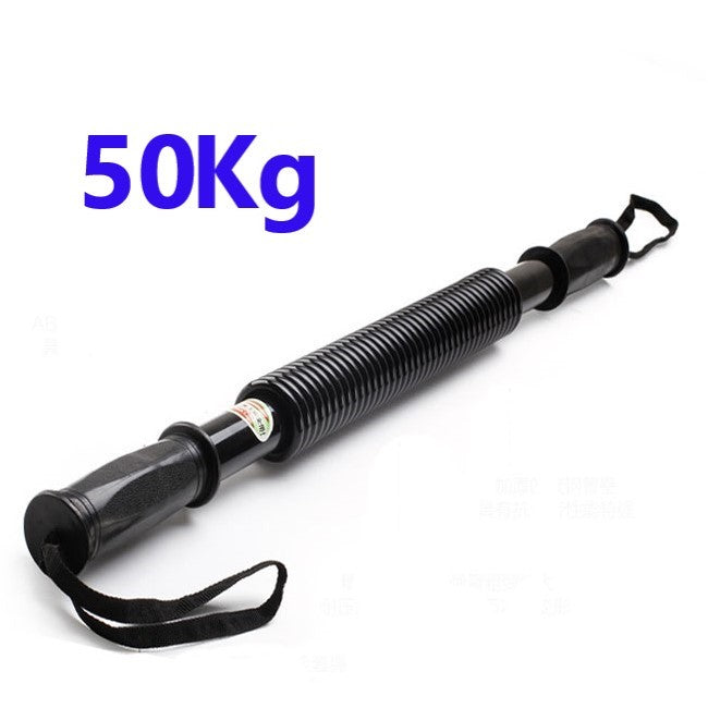 Heavy duty curl spring bar arm and upper body workout chest expander and power twister exercise bar