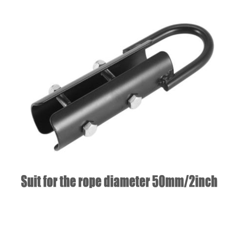 Climbing Rope Clamp Sturdy Rope Clasp for Rope Climb for Fitness Workout Gym