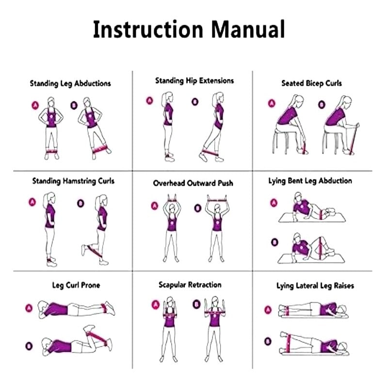 Fabric Elastic Hip resistance band