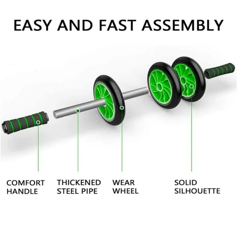 14cm triple wheels/anti-slip abdominal wheel /Abs wheel
