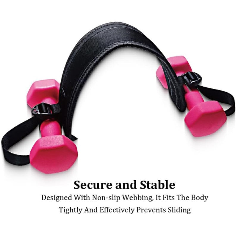 Hip thrust belt dumbbell kettlebell yoga hip weight-bearing belt for home fitness exercise