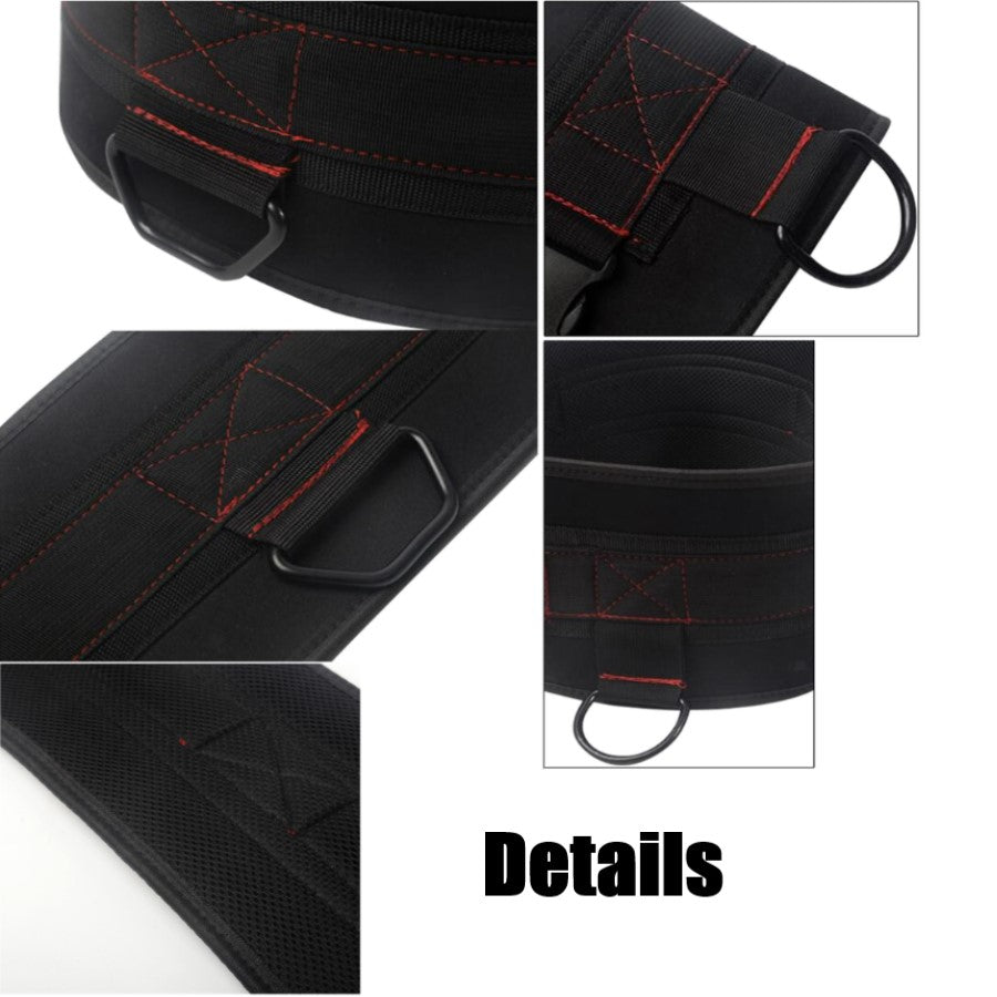 Adjustable Weightlifting Belt with Chain for DIPS Pull UPS Weight Lifting