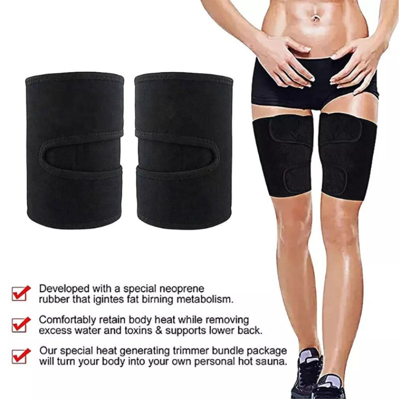 1Pair Thigh Trimmer Belt/ Thigh Support /Sleeve Support /Quad Hamstring Wrap/Compression Thigh Sleeve Hamstring Support Brace Sport Belt Upper Leg Pain