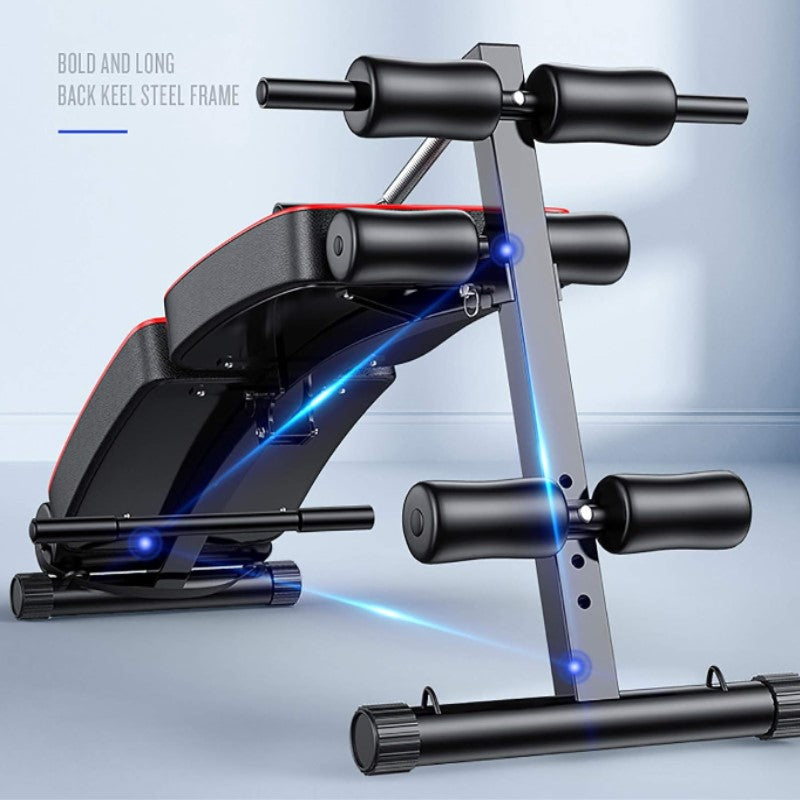 Folding Incline Decline Workout Bench/Exercise Fitness Bench for Weight Press Fitness Training Sit-Ups/Adjustable Weight Bench