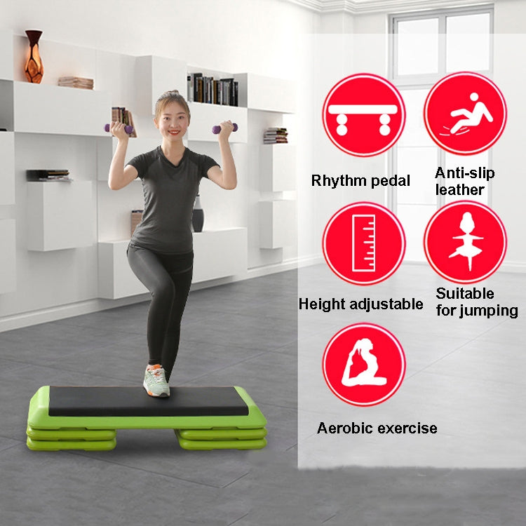 Non Slip Surface, Adjustable Height Aerobic Step Platform for Cardio, Core, Strength, Stability, Resistance Training, Exercise Step Platform