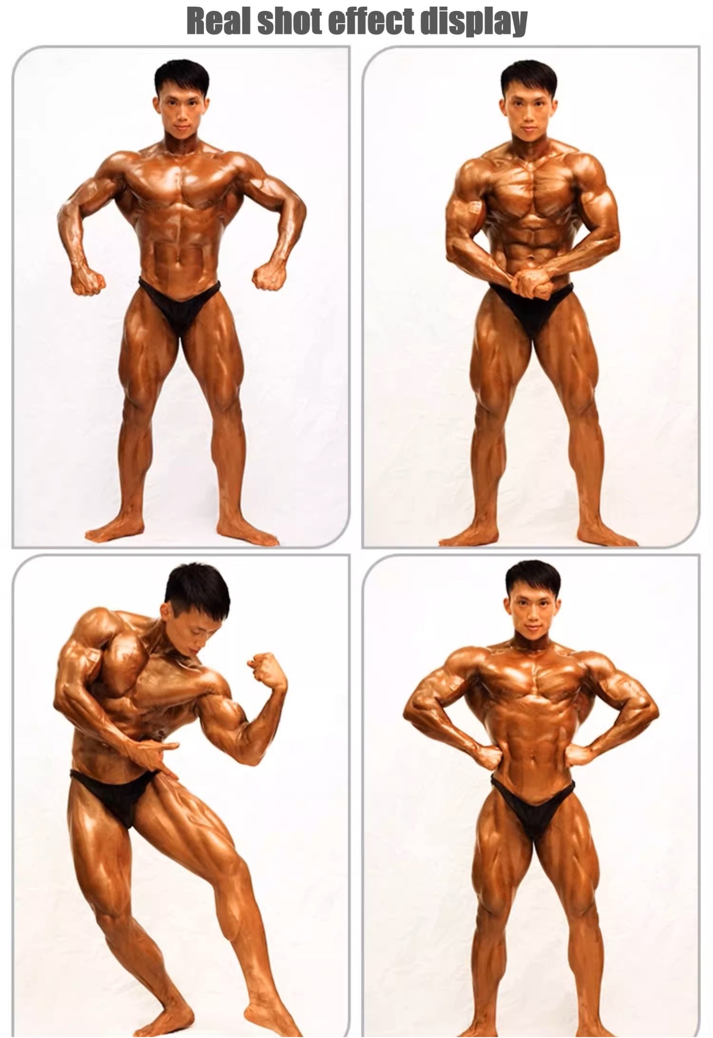 Instant color cream for body building