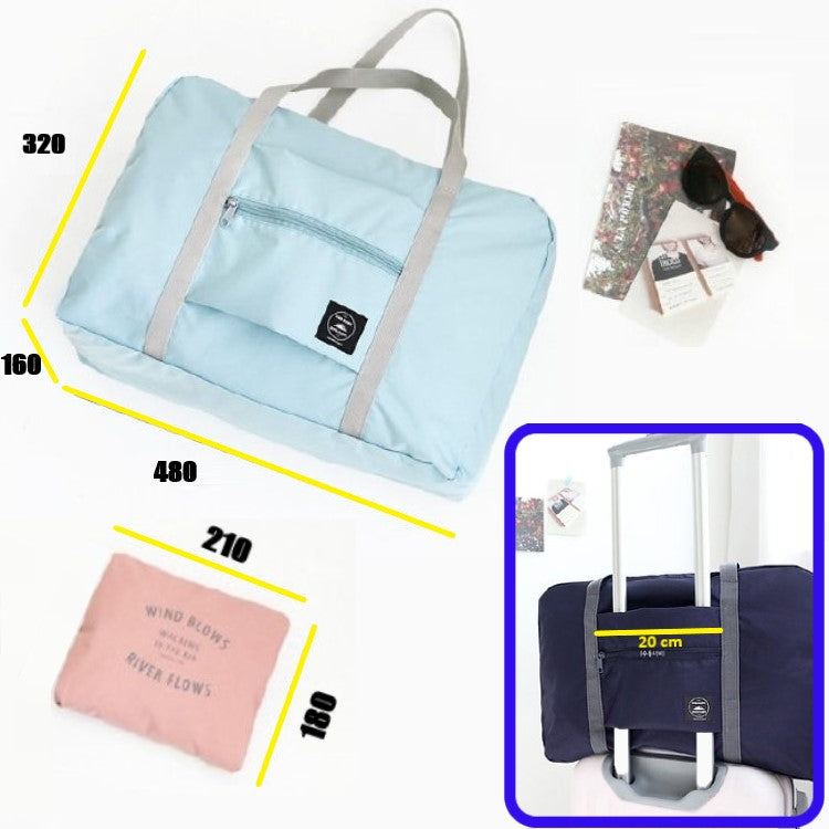 Foldable Travel Duffel Bag/Sport Totes/Shoulder Shopping Bag/Luggage Bag/Nylon Bag /Waterproof Handbag/ Shoulder Bag for Sport Weekend Shopping Luggage Bag(First Place)  Gym Sports Bag