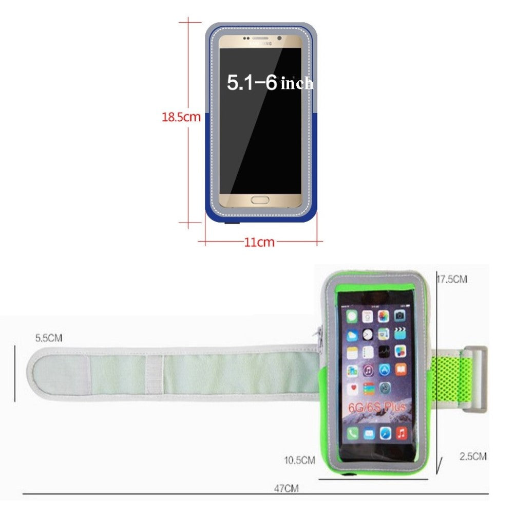 Armband phone case with touchable transparent screen for Workout Running Gym Fitness, Running Bag